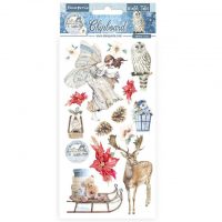 Stamperia Chipboard 15x30cm - Winter Tales Christmas elements (DFLCB33)