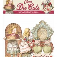 Stamperia Clear Die cuts - Alice through the looking glass (DFLDCP11)