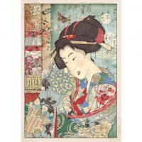 Stamperia A4 Rice Paper - Geisha (DFSA4392)