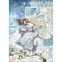 Stamperia A4 Rice Paper - Fairy in the wind (DFSA4488)
