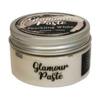 Stamperia Glamour Paste  - Sparkling White (K3P61A)