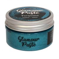 Stamperia Glamour Paste  - Turquoise (K3P61C)