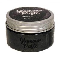 Stamperia Glamour Paste  - Black Silver (K3P61D)