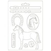 Stamperia Soft Mould A4 - Romantic Horses standing horse (K3PTA4500)