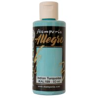 Stamperia Allegro paint  - Indian turquoise (KAL109)