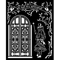 Stamperia Thick stencil - Alice door (KSTD091)