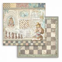 Stamperia Scrapbooking 12"x12" Double face sheet - Queen Alice (SBB816)