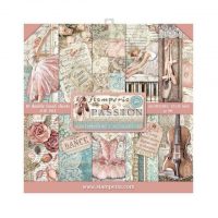 Stamperia Scrapbooking Pad 10 sheets 12" x 12" - Passion (SBBL84)
