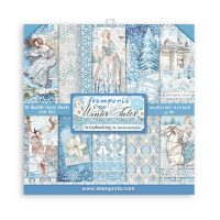 Stamperia Scrapbooking Pad 10 sheets 8" x 8" - Winter Tales (SBBS19)