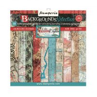 Stamperia Scrapbooking Pad 10 sheets 8" x 8" Backgrounds Selection - Sir Vagabond in Japan (SBBS43)