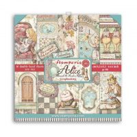 Stamperia Scrapbooking Pad 10 sheets 6" x 6" - Alice through the looking glass (SBBXS02)