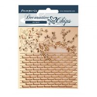 Stamperia Decorative chips - Alice wall (SCB78)