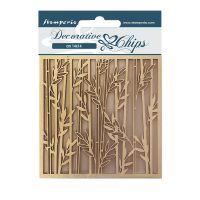 Stamperia Decorative chips - Sir Vagabond in Japan bamboo (SCB94)