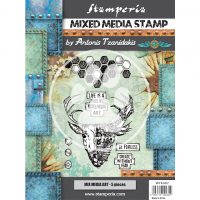 Stamperia Mixed Media Stamp  - Art (WTKAT02)