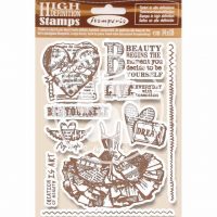 Stamperia HD Natural Rubber Stamp - Fly high (WTKCC165)