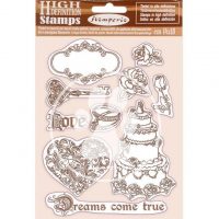 Stamperia HD Natural Rubber Stamp - Sleeping Beauty Dreams came true (WTKCC202)