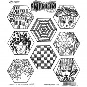 Dylusions Stamp - A Heck of Hexies (DYR76773)