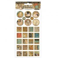 Stamperia Chipboard - Klimt squares and rounds (DFLCB45)