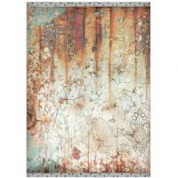 Stamperia A4 Rice paper packed - Lady Vagabond Lifestyle - rust effect (DFSA4650)