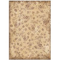 Stamperia A4 Rice paper packed - Lady Vagabond Lifestyle floreal texture (DFSA4652)