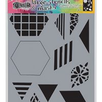 Dylusions Stencil - 2 Inch Quilt - Large  (DYS75332)