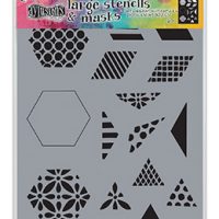 Dylusions Stencil - 1.5 Inch Quilt - Large (DYS75349)