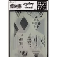 Dylusions DYALOG Stencil - Quilt It (DYS75394)