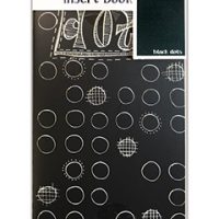 Dylusions DYALOG Insert Notebook - Black with dots (DYT77367)