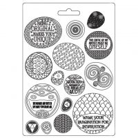 Stamperia Soft Mould A4 - Klimt rounded patterns (K3PTA4516)