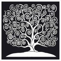 Stamperia Thick stencil 30cmx30cm - Tree of Life (KSTDG05)