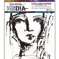 Dina Wakley Collage Paper - Faces (MDA63827)