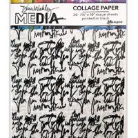 Dina Wakley Collage Paper - Just Words (MDA74618)