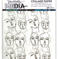 Dina Wakley Collage Paper - Church Doodles (MDA77862)
