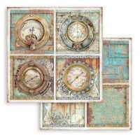 Stamperia Scrapbooking 12"x12" Double face sheet - Lady Vagabond Lifestyle 4 cards (SBB840)