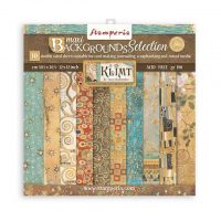 Stamperia Scrapbooking Pad 10 sheets 12" x 12" Maxi Background selection - Klimt (SBBL101)