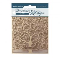 Stamperia Decorative chips - Klimt The tree of life (SCB105)