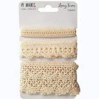 49 and Market - Lacey Trim 3 Styles - Cream (49LT89173)