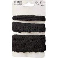 49 and Market - Lacey Trim 3 Styles - Black (49LT89180)