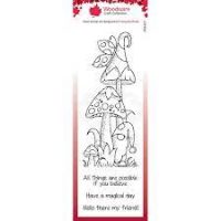 Creative Expressions - Woodware - Magic Mushroom - Clear Stamp 8" x 2.6" (FRS407)