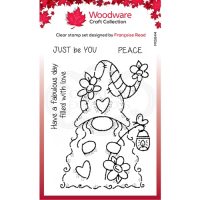 Creative Expressions - Woodware - Flower Power - Clear Stamp 4" x 6" (FRS844)