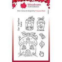 Creative Expressions - Woodware - Acorn Gnome - Clear Stamp 4" x 6" (FRS879)