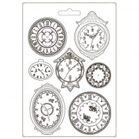 Stamperia Soft Mould A4 - Garden of Promises clocks (K3PTA4536)