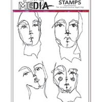 Dina Wakley MEDIA Stamps - Church Doodles (MDR77756)