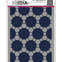 Dina Wakley MEDIA Stencils - Connected Dots (MDS77640)