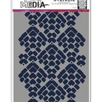 Dina Wakley MEDIA Stencils - Mosaic Cobblestone (MDS77701)