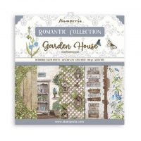 Stamperia Scrapbooking Pad 10 sheets 12" x 12" - Romantic Garden House (SBBL102)