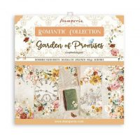 Stamperia Scrapbooking Pad 10 sheets 12" x 12" - Garden of Promises (SBBL110)