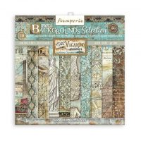 Stamperia Scrapbooking Pad 10 sheets 12" x 12" - Maxi Background selection -  Sir Vagabond Aviator (SBBL113)