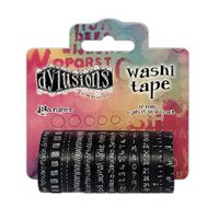 Dylusions Washi Tape Set - Black (DYA78678)