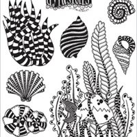 Dylusions Cling Stamps - She Sells Sea Shells (DYR72980)